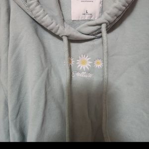 Hollister girls hoodie cropped